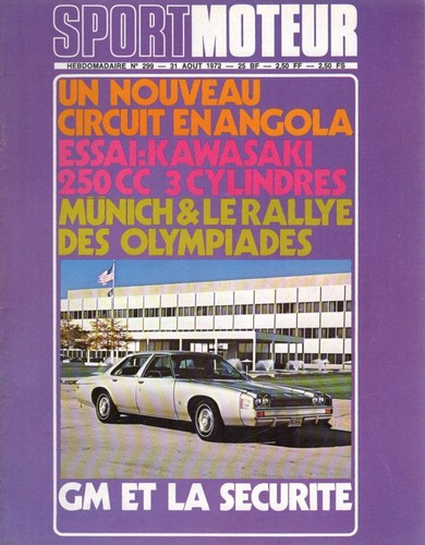 Sport moteur 299 1972 bmw - sport,