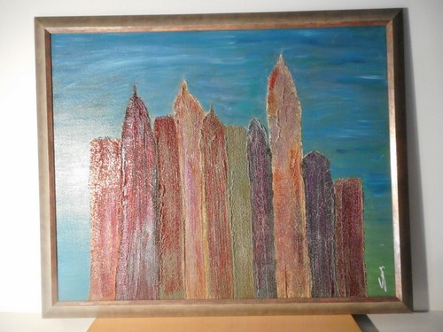 Tableau peinture building