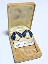 magnifique Ancienne Nina ricci boucle d'oreille