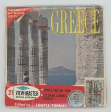 GREECE Packet View-Master De Sawyer B-205 Avec Pièce Et Timbre Scellé Neuf