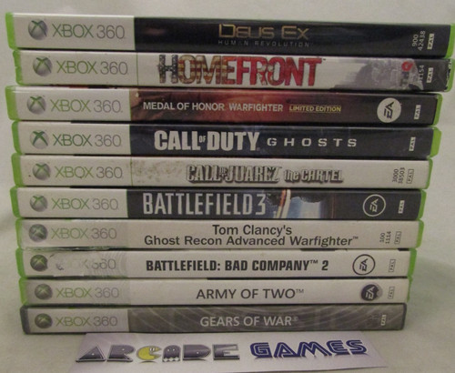 Lot jeux xbox 360 army - lot,
