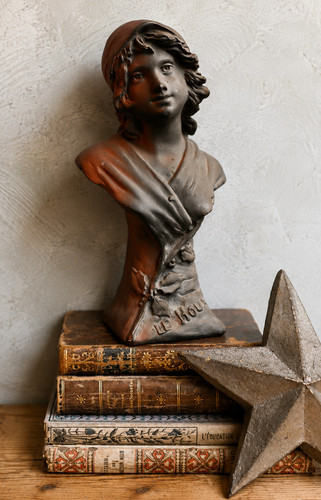 Art deco terracotta - terracotta, bust