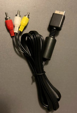 Cable vidéo 1,5 m  Sony Playstation PS1 PS2 PS3 cordon RCA  🚀Expédition Express