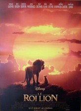 THE LION KING - BEYONCE / DISNEY / GLOVER/ AFRICA - ORIGINAL FRENCH MOVIE POSTER