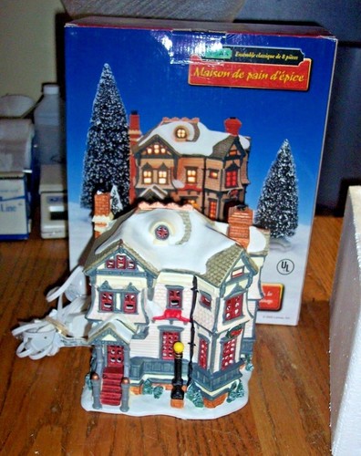 Lemax gingerbread house - lemax,