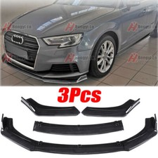 3PCS Carbone Spoiler Lèvre