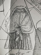  ANCIEN PATRON LA POUPEE MODELE 40 & 45cm MANTEAU ELEGANT AOÛT  1883