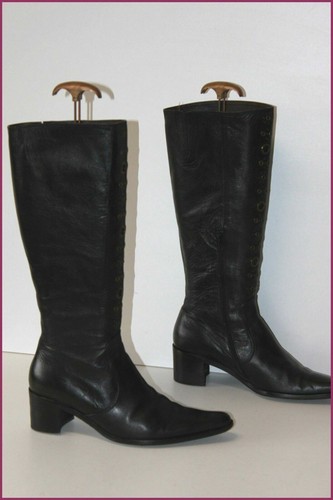 Bocage bottes pointues cuir - pointues,