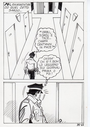 Monstre planche originale - monstre,