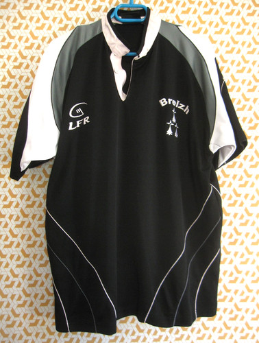 Maillot rugby lfr - rugby, noir