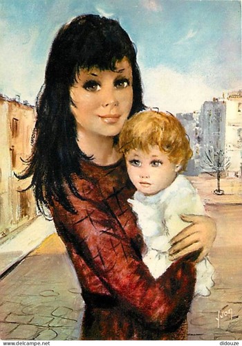 Carte postale enfants - carte,