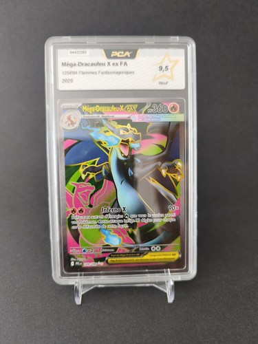 Carte pokémon méga - carte, dracaufeu