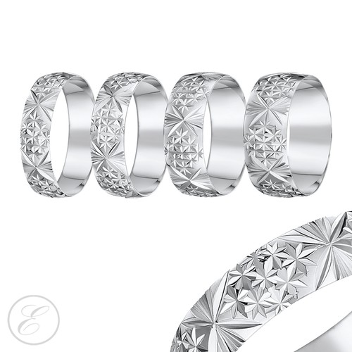 18ct blanc mariage bague - or,