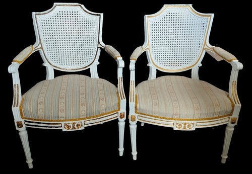 Paire chaises antiques - de,