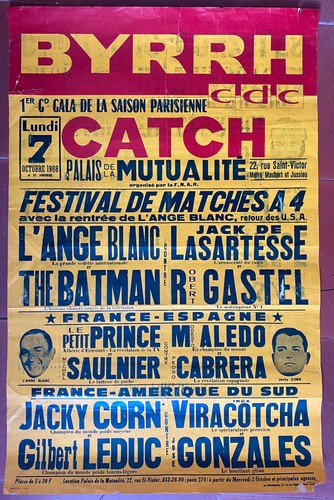 Affiche catch ange blanc - catch, l'ange