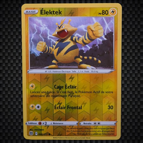 Cartes pokémon élektek - pokémon, :