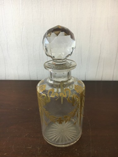 Flacon doré cristal de - flacon,