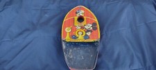 Rare jouet en tôle ancien bateau Mickey marque Happynak 