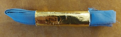 Ruban talonnette coton gris