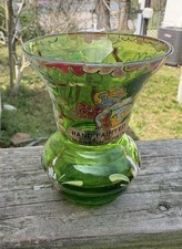 Spanish Enamel Glass Bowl