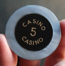 D06302 rare jeton casino poker
