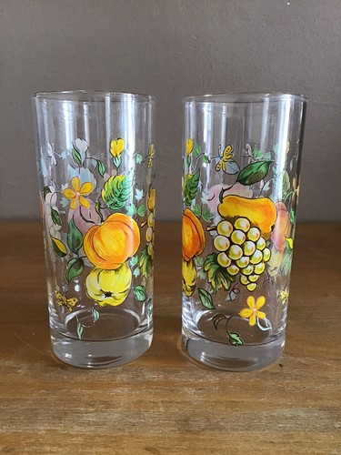 Verres vintage décor - verres,
