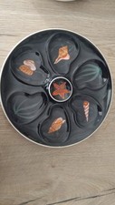 Assiette huitre faience - a,