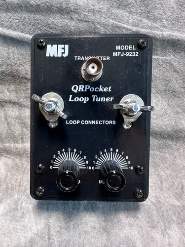 Mfj 9232 qrp pocket loop - pocket, tuner