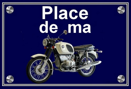 Plaque place bmw r - ma, 75