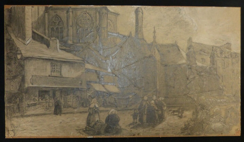 Dessin ancien xix ème - ancien,