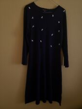 Woman dresses petite dark blue