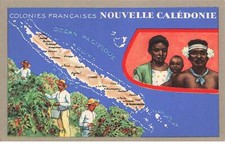 MIKIBP15-005- NOUVELLE CALEDONIE COLONIES FRANCAISES EDITION LION NOIR PLAN