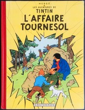 TINTIN L’Affaire Tournesol 4ème plat B19 EO française Danel 1956 Très bon état