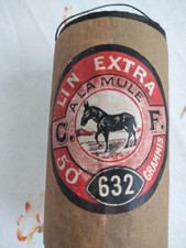 mercerie ancienne - bobine de fil de lin A LA MULE - ANNEES 30