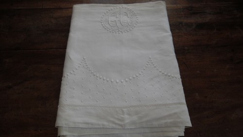 Drap ancien lin - ancien, ou