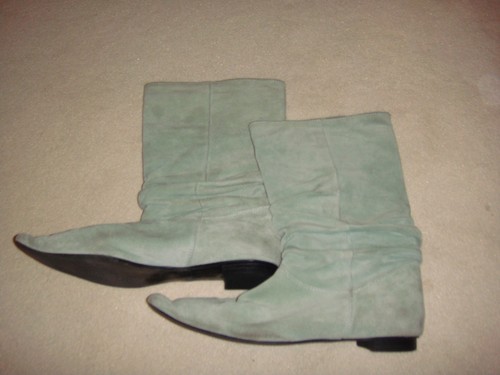 Bottes plates daim - bottes,