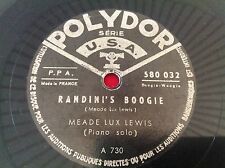 78 RPM MEADE LUX LEWIS -