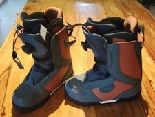 BOOTS SNOWBOARD CRANK BOA H3 BROWN/GREY - TAILLE US 7 - COMME NEUF