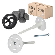 Protektor Cheville à vis pour isolants avec vis en acier 30/50mm