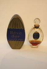 FLACON DE PARFUM ANCIEN RÈVE D'OR DE L.T. PIVER PARIS
