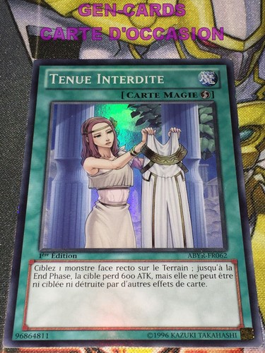 Carte tenue interdite - yu,