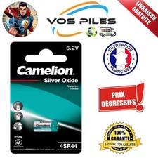 Pile Oxyde d'Argent 6,2V 4SR44