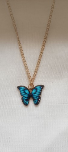 Collier pendentif papillon - collier,