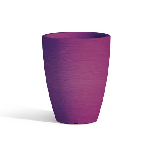 Pot fleurs rond h38 - fleurs, rÉsine