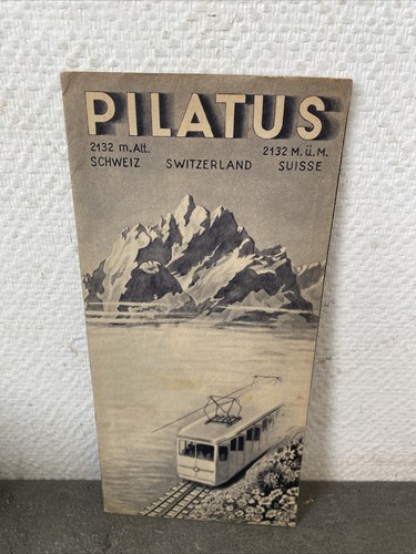 Ancienne brochure pilatus - ancienne,