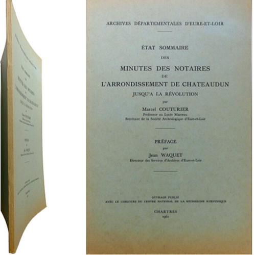 Etat minutes des notaires - minutes, de