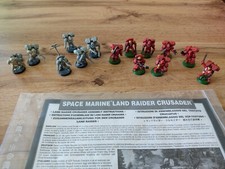 Lot 14 figurines / blood angels space marines / Warhammer / Années 90
