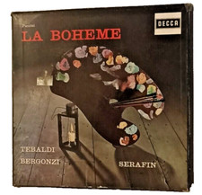 LA BOHÈME GIACOMO PUCCINI TULLIO SERAFIN LXT 5542 DECCA 2 Vinyles LP