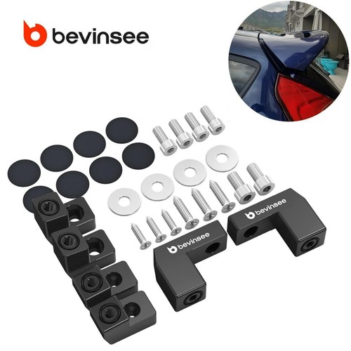 Rear wing spoiler riser - rear, kit