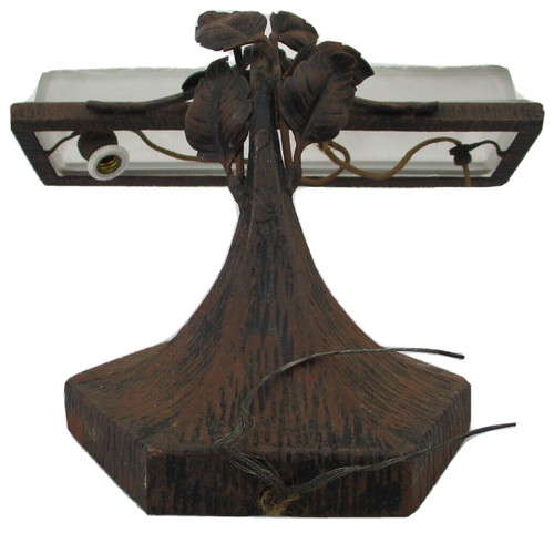 Lampe applique art - deco, fer
